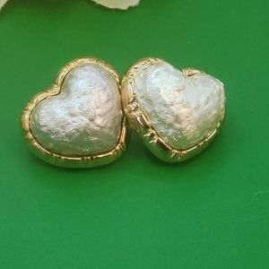 Heart-Shaped Stud Earrings ( Aleesha Collection )